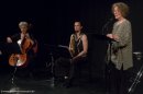 Anka Hirsch Cello - Julia Ballin Saxophon - Ursula Illert Rezitation